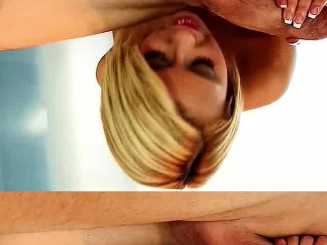 Tiny blonde Teen Masseuse give extra Service to older Client