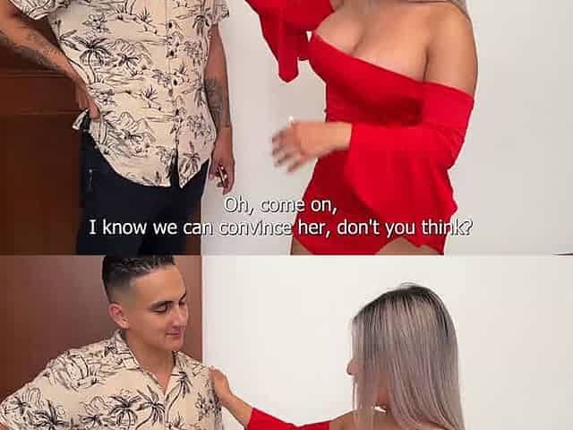 Sexy real estate agent Naty Delgado seduces client to buy house! Dani Clark joins for best XXX.