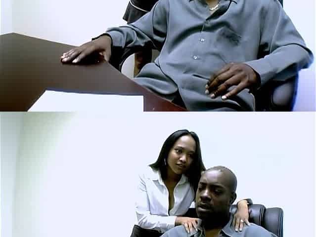 Breasty Ebony Cutie Can't Stop Squirting from a BBC Screwing Her Butt