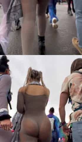 Dance into wild ecstasy with blonde rave queens under lights