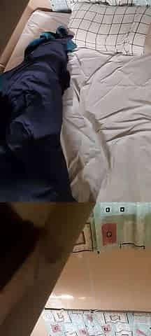 webcam in step sons room guess what I caught!