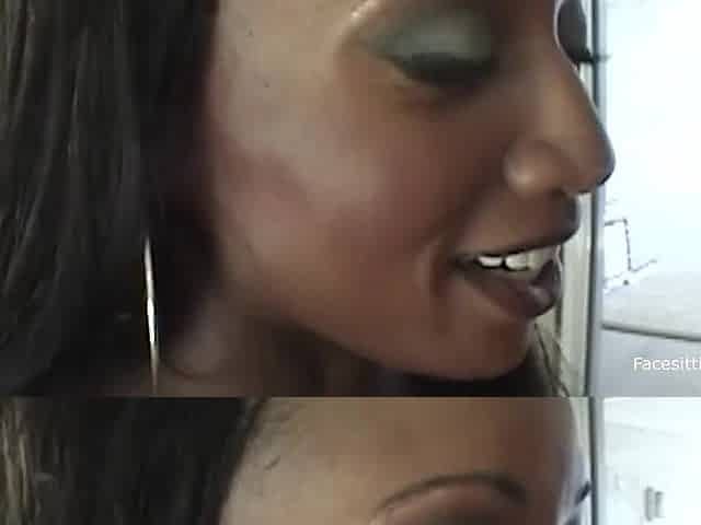 A golden-haired and a ebony mother i'd like to fuck are licking every other in advance of sharing a ramrod.