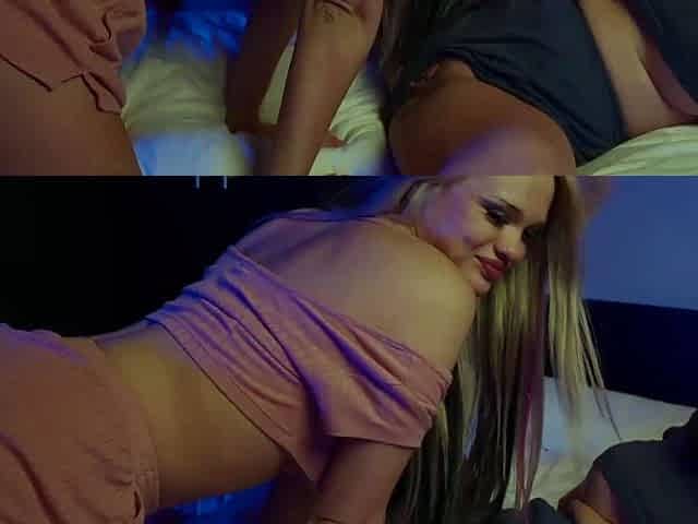 Two Horny Babe Shares One Dick