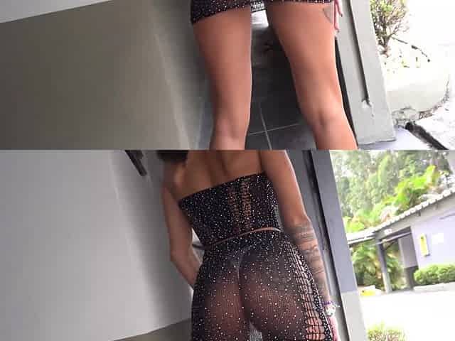 Mih Ninfetinha, The Exotic Brazilian Cutie, Fucked By 2 Big Black