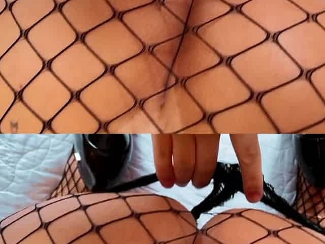 Sharon nylons fetish rubber toy masturbation movie