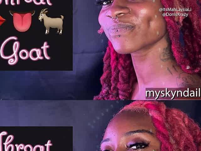 Throat Goat Gets a Big Black Dick