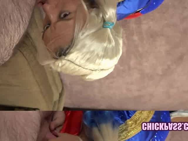 ChickPass - Naughty nympho Nicci Taylor is in a sexy costume while she fucks