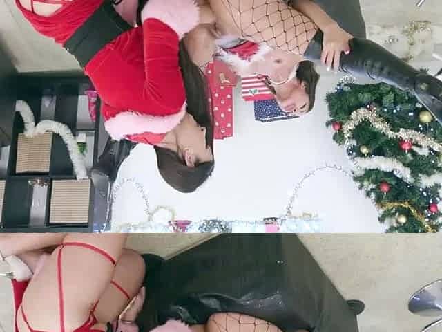 XMAS Double Anal Fisting Balls Deep Rough Sex