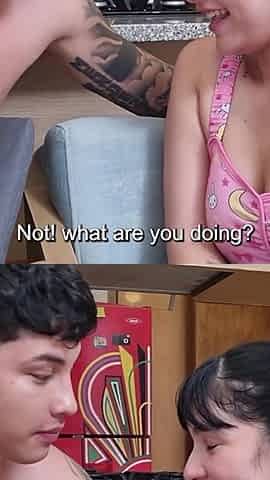 Horny Friend Want to Redo Videos They Saw on the Internet