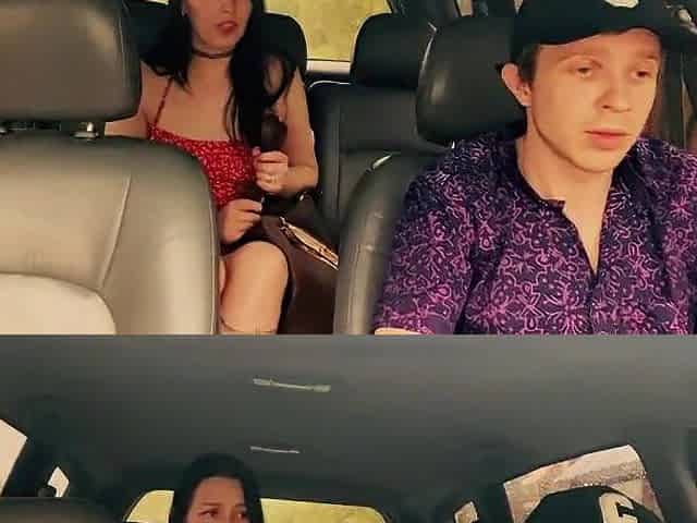 Sexy wife cheats with a driver, getting drilled hard in twat