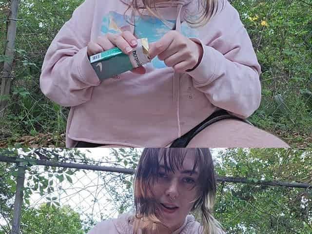 Smoking and Teaseing My Neighbors