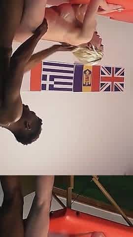 Sex World Championship: Interracial Threesome with Jennyfer Stone and Mary Rider