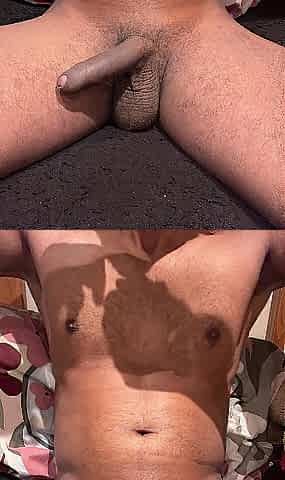 Fit Stud Shaking His Large Rod