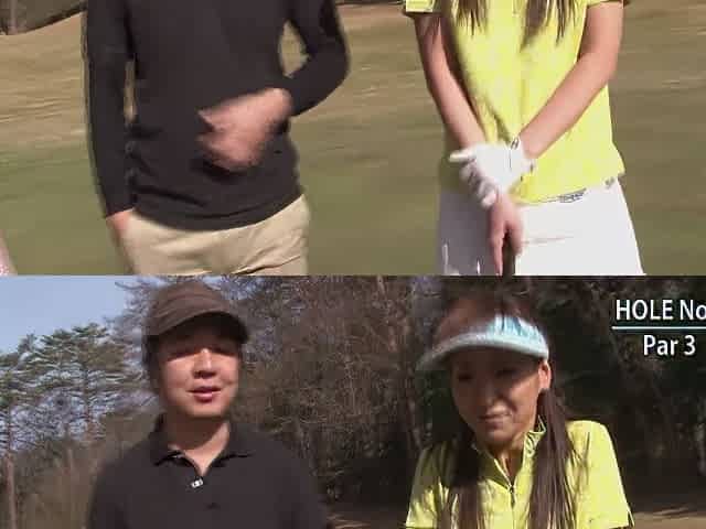 Golf Game With Sex At The End With Beautiful Japanese Women With Hairy And Horny Pussy