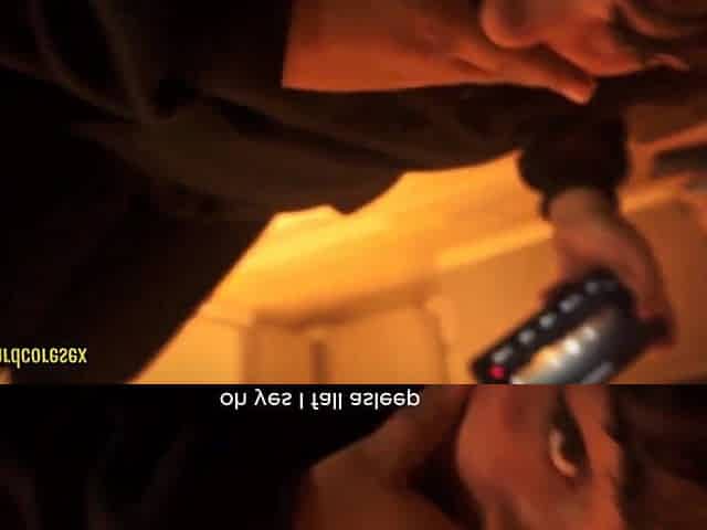 My stepsister lays on my lap and I couldn't assist but touch myself during the time that we watched the clip.