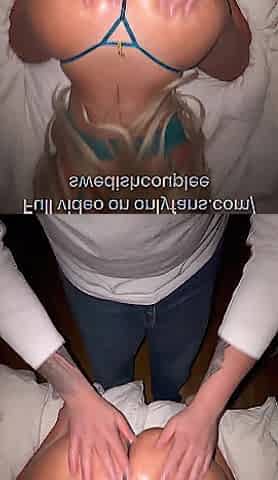 Oiled up golden-haired gets drilled