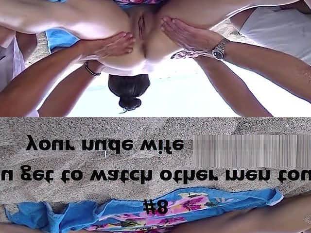 VoyeurChamp Exhibitionist Wife Alison Vs Nude Beach Voyeurs!