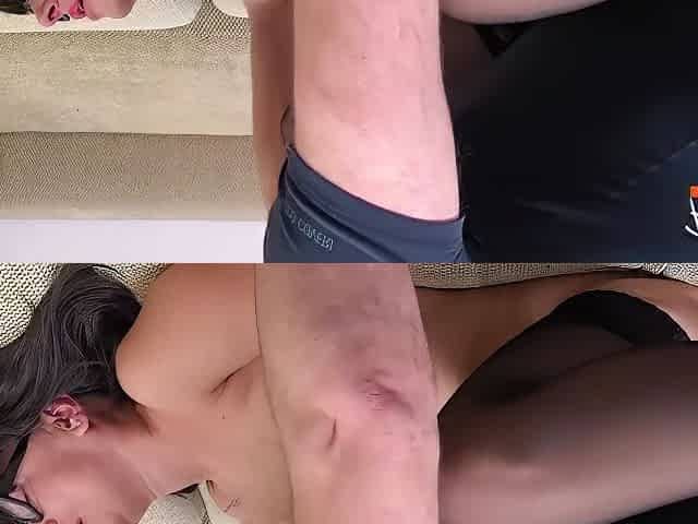 Real Home Threesome With Real Female Orgasm. Mfm. . 25022