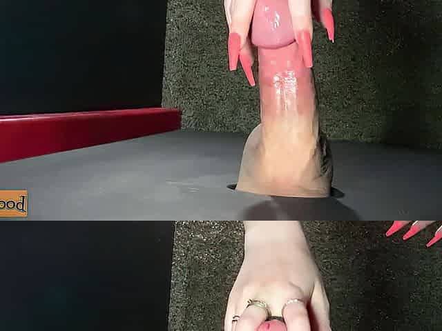 Hard Shlong Gets Edged & Ruined three Times At The Gloryhole