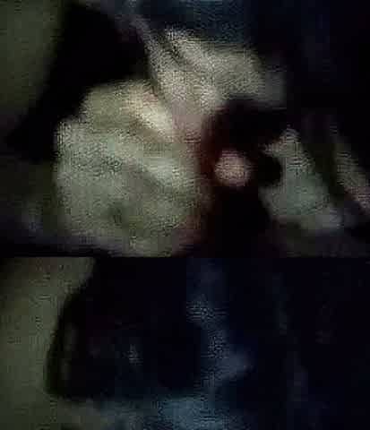 Dark haired amateur blowjob and handjob in fake taxi