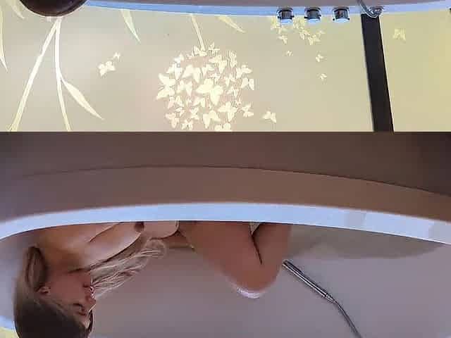 Sharing my washroom with my stepmother - Amateur
