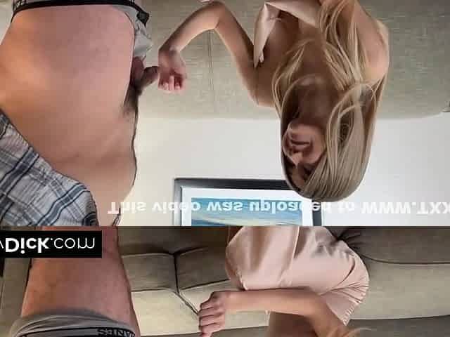 Giving His Tiny Dick A Handjob For His Job Interview
