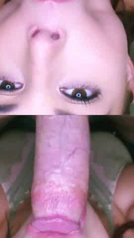 Aidra Fox POV blowjob and cum swallow
