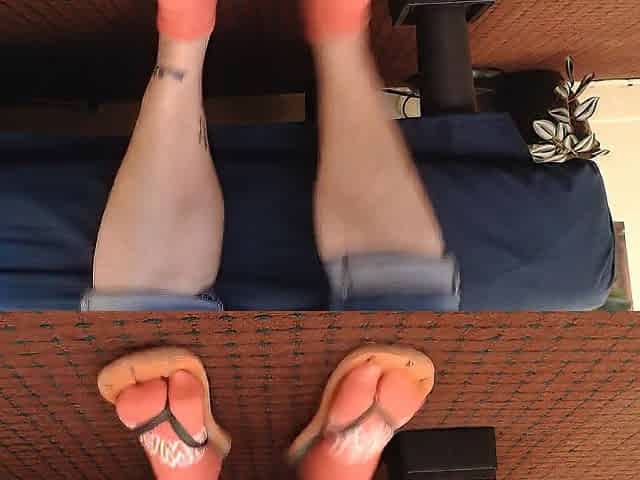 Watermelon Red Flipflops Red Ankle Socks