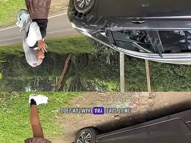 GETTING DRILLED BY MY STEP BROTHER AFTER SCHOOL BESIDE THE ROAD