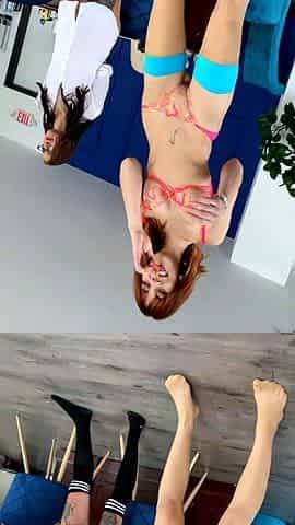 Sexy sensual babes enjoying lesbian pussy fingering and oral
