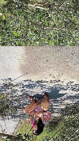 fifty+ Aged mother I'd like to fuck Angel masturbates outdoor