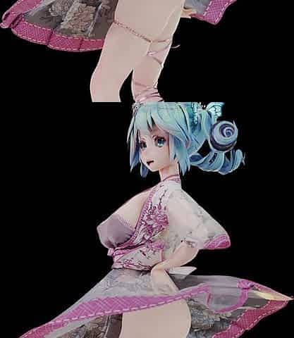 Hatsune (g)i-dle - Queencard Erotic Sheer Dress Bandeau with a Bandeau