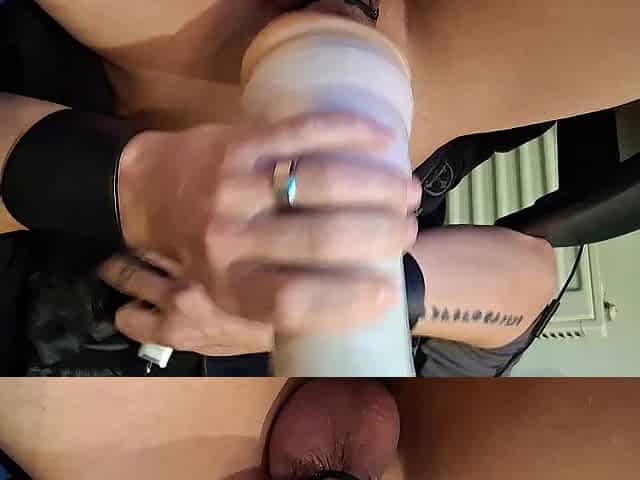 My 1st Time Using a Jock Ring with Vagina