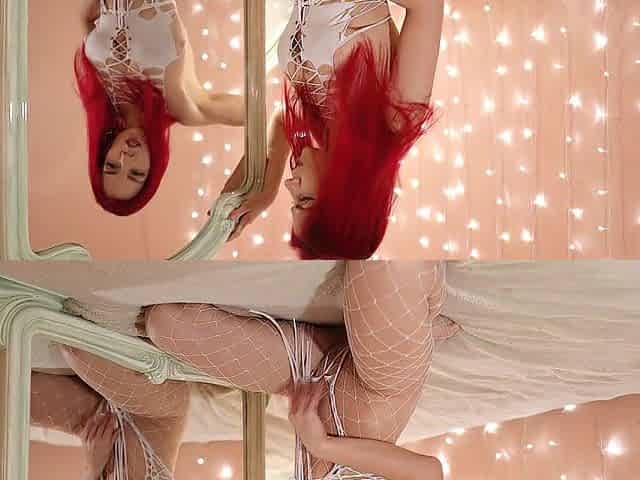 I tease u in front of the mirror