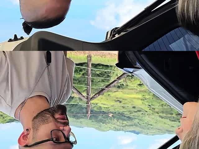 a stranger runs over me with his vehicle and we end up