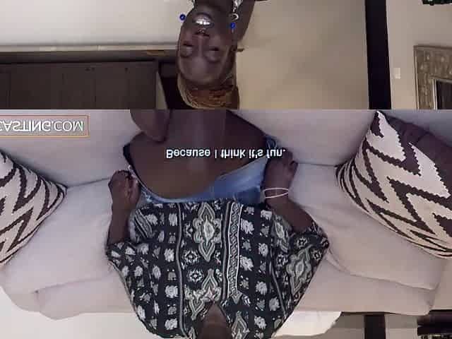 Bubble Booty Ebony Beauty Bounces On Giant White Ramrod POV In Amateur Casting