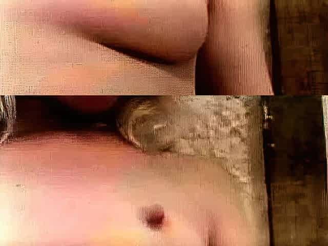 Blonde and brunette lesbians licking and sucking pussy
