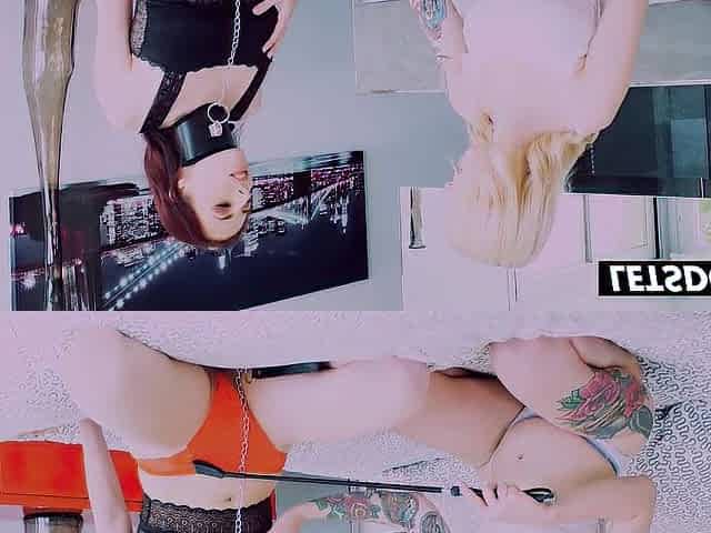 Blonde Lesbian Dominates Her Redhead BFF In Bed - LETSDOEIT