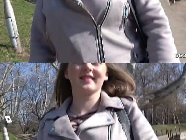GERMAN SCOUT - BIG-BONED NATURAL SCHOOLGIRL LUCIE TALK TO SHAG AT REAL PICKUP STREET CASTING - Reality