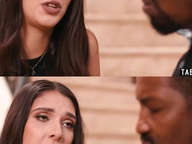 Hawt latin wench visits a her lovers stepson t get his large ebony shlong
