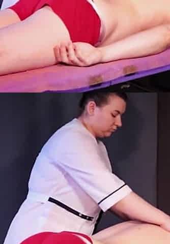 Mature Gives a Rich Massage, What a Good Cock the Boy Has. Full. She Doesn't Resist and They End up Fucking