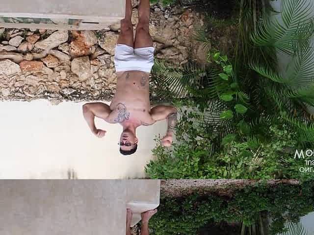 Married Bull Ramon: Milked and Edged by the Pool [WorldStudZ]