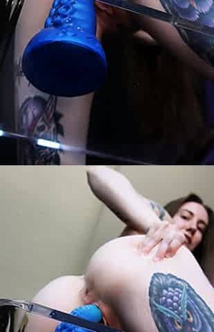 Sexy solo girl loving masturbation with toys
