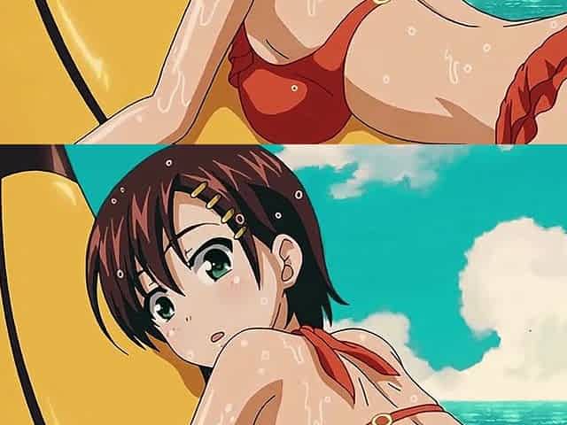 A Hotty with Large Tits Likes Having Sex on the Beach on a Sunny Day