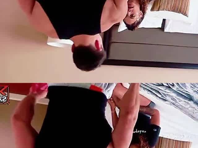 Hunk muscle shlong Gigolo screws youthful lewd latin chick mother I'd like to fuck