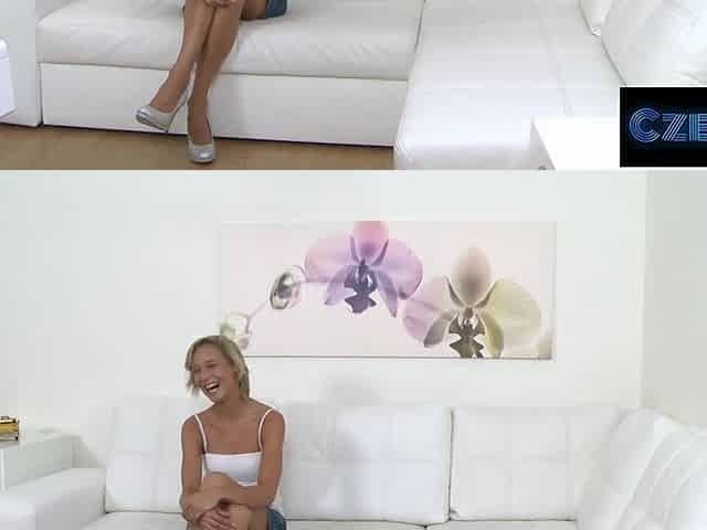 CZECH XXX - Shy Blond Czech Waitress Goes All the Way to be a Model