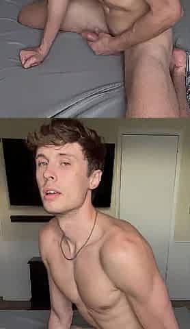 Hawt Youthful Man Masturbating Large Wang During the time that Groaning????????????
