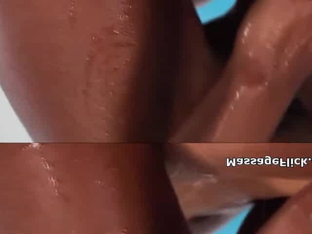 Having Intercourse Super Oily Black Masseuse Room Mate