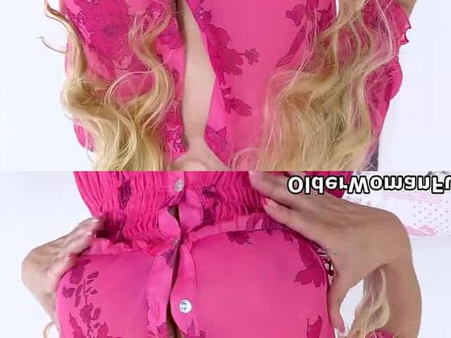 British Milf Wears A Pinkish Dress And Fantasizes About Your Hard Cock - Lucy Gresty