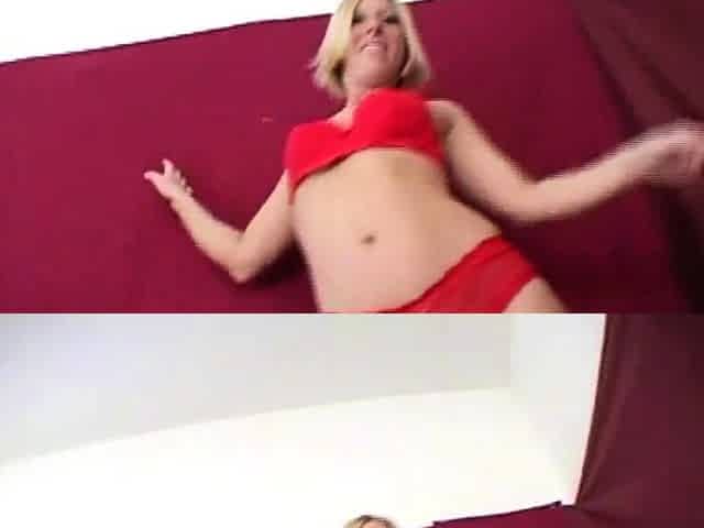 Crystal jerks off dick
